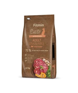 Fitmin kompletní krmivo pro psy Purity Grain Free Adult Beef - 12 kg