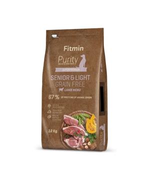 Fitmin kompletní krmivo pro psy Purity Grain Free Senior&Light Lamb - 12 kg