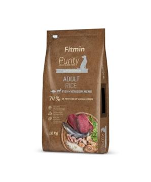 Fitmin kompletní krmivo pro psy Purity Rice Adult Fish&Venison - 12 kg