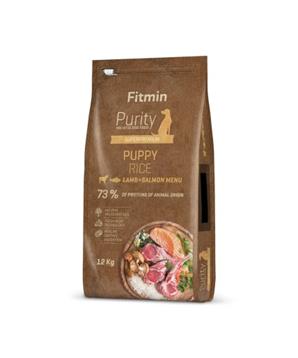 Fitmin kompletní krmivo pro psy Purity Rice Puppy Lamb&Salmon - 12 kg