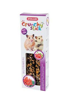 Pochoutka CRUNCHY STICK rybíz/jeřabina pro křečkyZolux