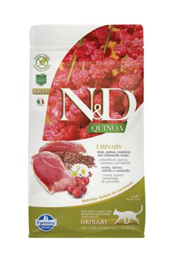 N&D GF Quinoa CAT Urinary Duck & Cranberry 1,5kg