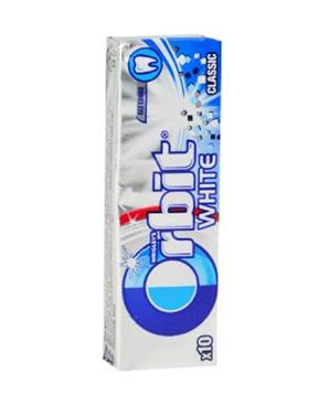 Žvýkačka Orbit dražé Classic White 10ks