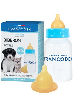 Francodex Láhev pro krmení štěňat a koťat 120ml