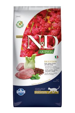 N&D GF Quinoa CAT Digestion Lamb & Fennel 5kg