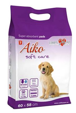 Plenky pro psy Aiko Soft Care 60x58cm 7ks