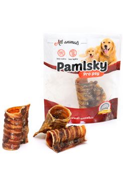 All Animals DOG pochoutka Hovězí hrtan krájený 120g