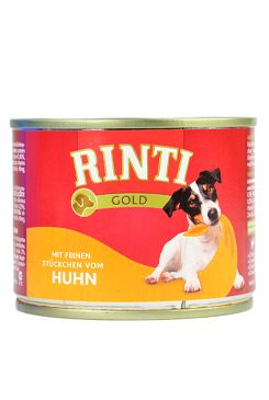 Rinti Dog Gold konzerva kuře 185g