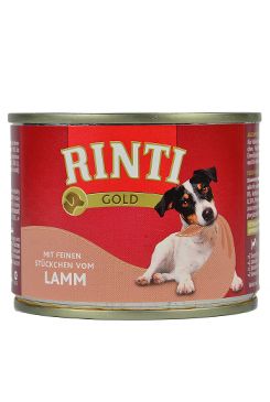 Rinti Dog Gold konzerva jehně 185g