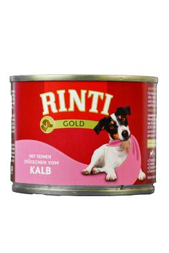 Rinti Dog Gold konzerva telecí 185g