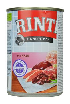 Rinti Dog konzerva telecí 400g