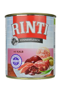 Rinti Dog konzerva telecí 800g