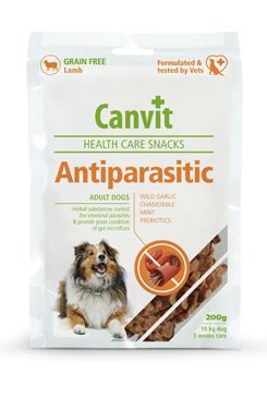 Canvit Snacks Anti-Parasitic 200g - AKCE 4+1 ZDARMA