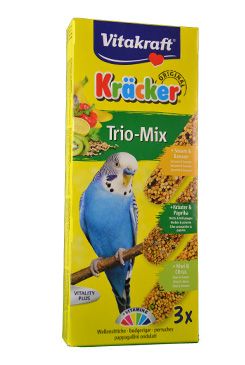 Vitakraft Bird Kräcker  fig/sesam/budgies tyč 3ks