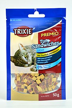 Trixie Premio Tuna Sandwiches tuňák/kuřecí kočka 50g